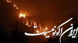 آتش‌سوزی گسترده در جنوب قدس اشغالی