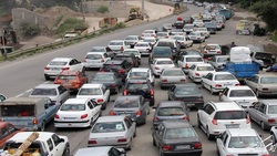 ترافیک در تمام محورهای شمالی کشور از ساعاتی پیش