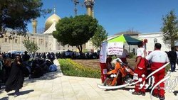 پوشش امدادی مراسم ارتحال امام خمینی (ره) با ۷۴۰ نیروی عملیاتی هلال احمر