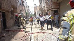 آتش سوزی مرگبار یک نجاری در مرتضی گرد