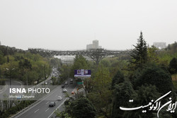 وزش باد شدید و خیزش گرد و خاک در تهران