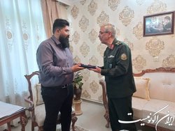 درجه سرلشگری به خانواده پاسدارِ فقید «محمدحسن پارساکیان» اهدا شد
