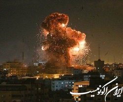 حمله هوایی رژیم صهیونیستی به غزه