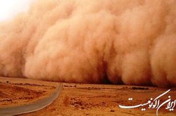 توفان گرد و خاک در سه استان