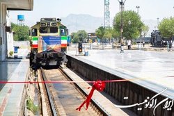نخستین قطار کانتینری قزاقستان از ایستگاه تهران عازم اروپا شد