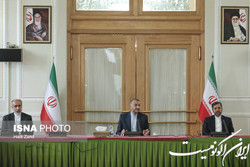 برگزاری مراسم تودیع و معارفه سخنگوی وزارت امور خارجه با حضور امیر عبداللهیان