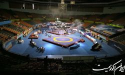 حضور تماشاگران در مرحله نهایی انتخابی تیم ملی کشتی آزاد