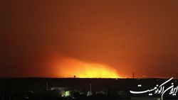 وقوع چند انفجار در میدان نفتی تحت اشغال آمریکایی ها در سوریه