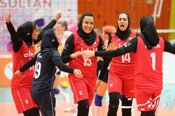 قزاقستان مغلوب دختران والیبال ایران شد