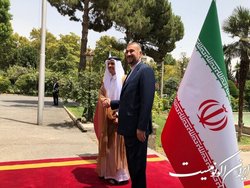 وزیر خارجه قطر با امیرعبداللهیان دیدار کرد