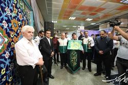 رونمایی از دیوارنگاره «شمس‌الشموس» در مترو تهران
