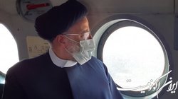بازدید هوایی رئیس جمهور از نقاط مرزی با عراق و پایانه مرزی «پرویز خان»