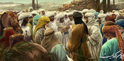 بیعت غدیر توسط حسن روح‌الامین نقاشی شد