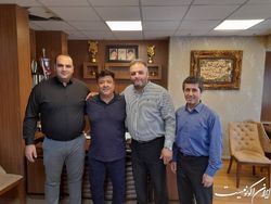 دیدار انوشیروانی با نایب رییس فدراسیون وزنه برداری عراق