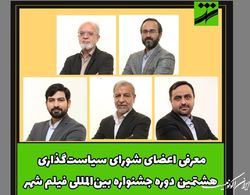 معرفی اعضای هیأت انتخاب پویانمایی جشنواره فیلم شهر