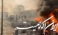 انفجار خودروی تروریست های تحت حمایت ترکیه در شمال حلب