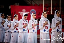 پنجمی دختران بسکتبال ایران در دسته دوم آسیا