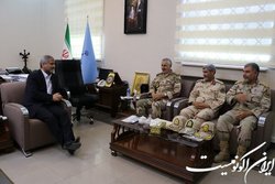 دیدار فرمانده مرزبانی فراجا با رئیس کل دادگستری استان تهران