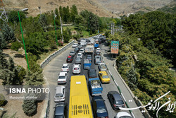 ترافیک پرحجم در ۳ محور منتهی به شمال