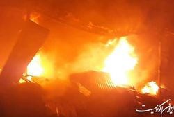 آتش‌سوزی کارگاه رنگ در جنوب تهران مهار شد
