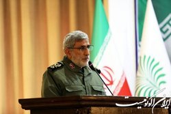سردار قاآنی: روزانه ۱۵ عملیات علیه مواضع رژیم اشغالگر قدس انجام می‌شود