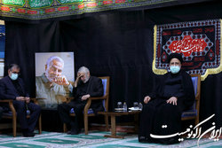 برگزاری مراسم سوگواری شام غریبان شهادت امام حسین(ع) در نهاد ریاست جمهوری با حضور رئیسی