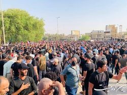 راهپیمایی حامیان مشروعیت و قانون اساسی عراق به روایت تصویر