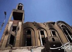 ۳۵ کشته در آتش سوزی در یک کلیسا در مصر