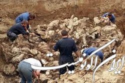 کشف گور جمعی متعلق به قربانیان داعش در حلب
