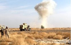 کاروان لجستیک ائتلاف آمریکایی در صلاح الدین عراق هدف قرار گرفت