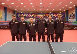 تنیس روی میز قهرمانی آسیا؛ آغاز به کار جوانان ایران با یک برد و باخت