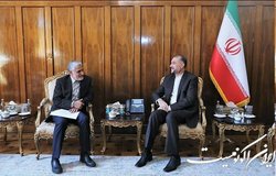 دیدار سفیر جدید ایران در سازمان ملل با امیرعبداللهیان
