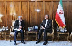 دیدار سفیر جدید ایران در سازمان ملل با امیرعبداللهیان