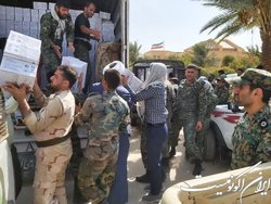 اعزام خودروهای سردخانه‌دار  برای انتقال مواد غذایی به زائران