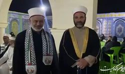 موکب فلسطینی‌ها در نجف میزبان دختران شهیدان حاج قاسم سلیمانی و عماد مغنیه