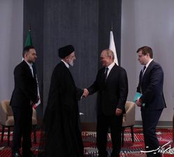 آیت‌الله رییسی و پوتین دیدار کردند