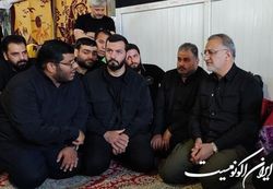 بازدید شهردار تهران از محل استقرار نیروهای خدام‌الحسین(ع) در شهر نجف