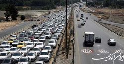 ترافیک سنگین در محور چالوس، مسیر جنوب به شمال