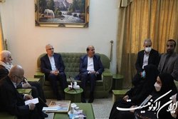 دیدار وزیر نفت با جمعی از خانواده های معظم شهدا در اهواز
