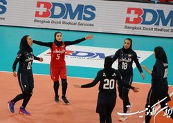 هفتمی تیم ملی والیبال زنان ایران در جام کنفدراسیون آسیا