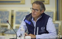 امیدواری گروسی برای دائمی شدن ماموریت آژانس در نیروگاه زاپوریژیا