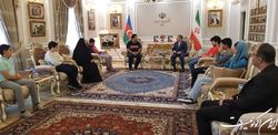 دیدار اعضای تیم ملی شطرنج نوجوانان با سرکنسول ایران در نخجوان