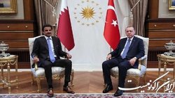 بررسی راه‌های تقویت شراکت استراتژیک در نشست امیر قطر و اردوغان