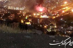 چهار فوتی و ۶۱ مجروح در آتش سوزی اوین