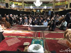 آیین وداع با مرحوم آیت‌الله اختری در تهران برگزار شد