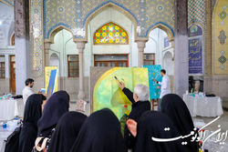 کارگاه «آبروی ری» در حرم مطهر حضرت عبدالعظیم(ع) برپا شد