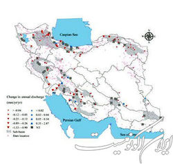 روند کاهشی میانگین سالانه جریان رودخانه ها در کشور