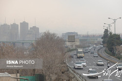 تداوم آلودگی هوای تهران طی امروز
