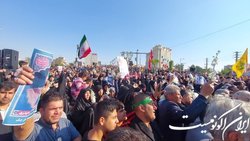 پیکر پاک شهید میلاد حیدری در قرچک تشییع شد
