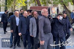تشییع پیکر عماد افروغ در دانشگاه تهران